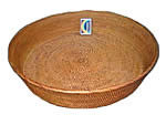 rattan bowl round 38cm x 7cm  fine 